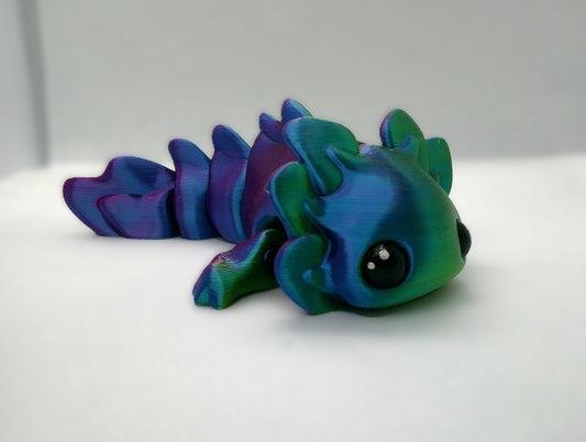 Articulated axolotl 3d print