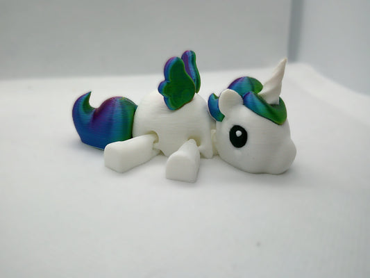 Blue/green unicorn