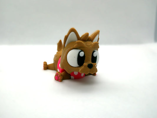 Articulated Yorkie 3D-printed