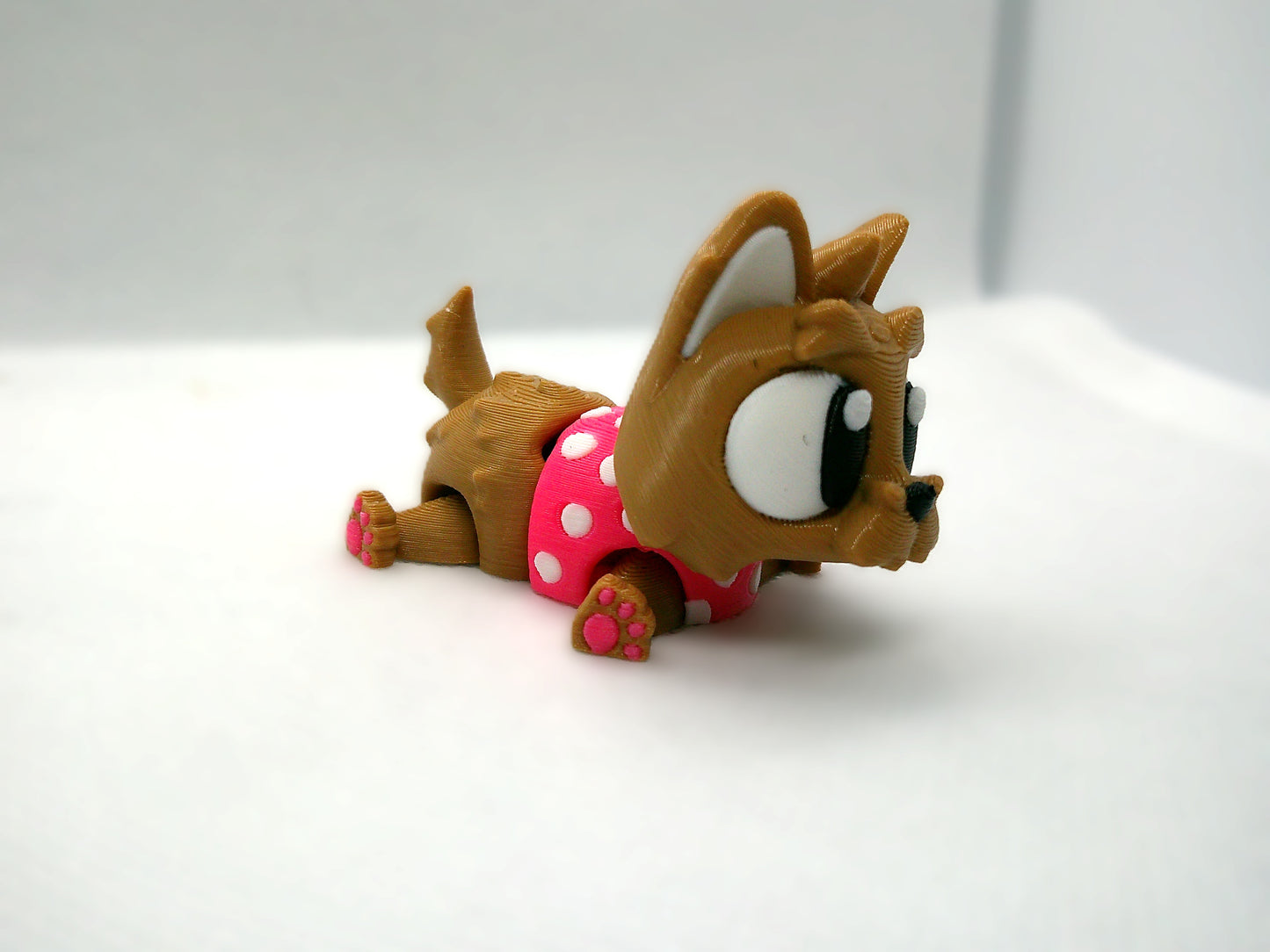 Articulated Yorkie 3D-printed