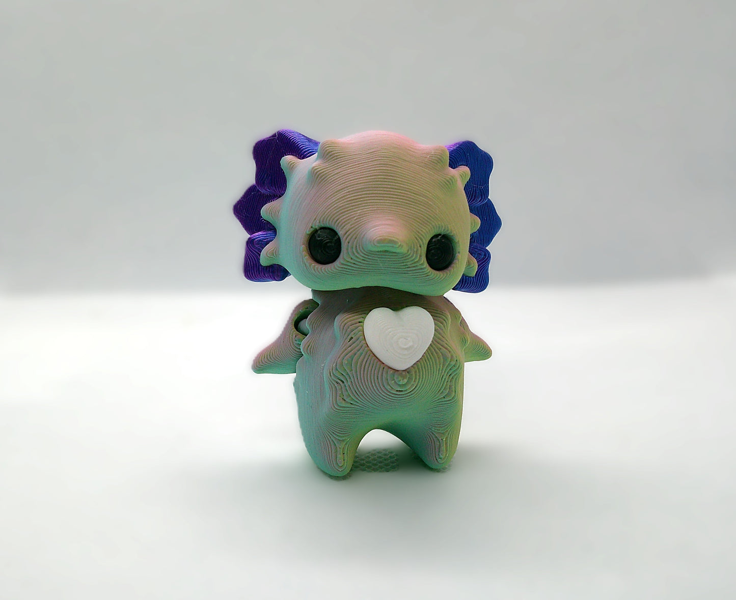 Pixie axolotl 3d figurine