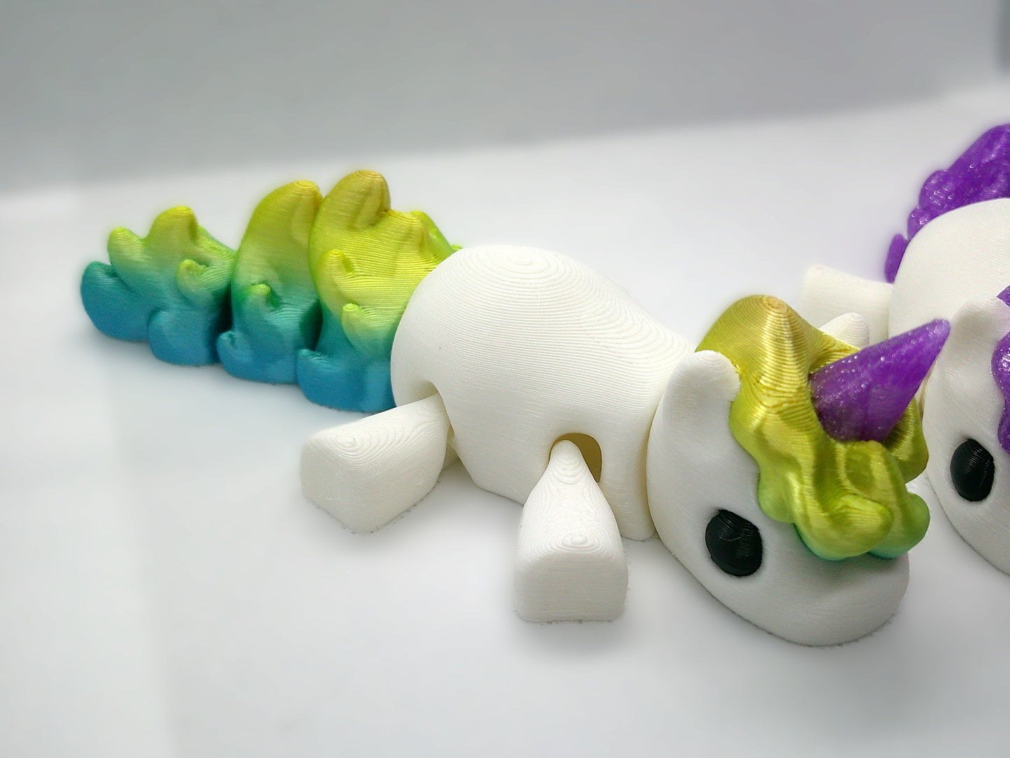 Flexi magical Unicorn 3d-print figurine