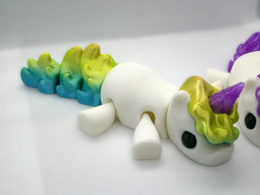 Flexi magical Unicorn 3d-print figurine