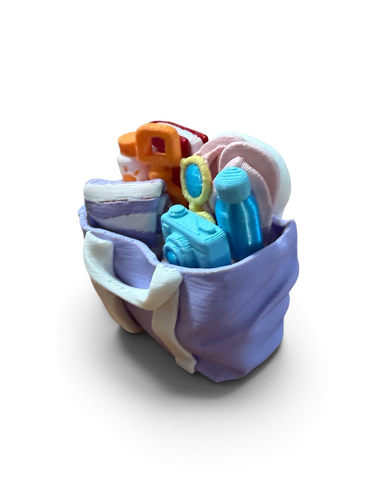 Beach bag clicker