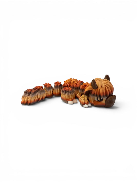 Articulated 3D Printed Highland Cow- "Flexi" Sensory Fidget & Desk Toy