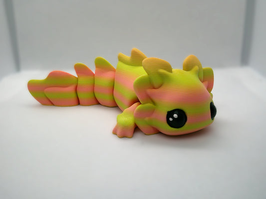 Articulated axolotl 3d print