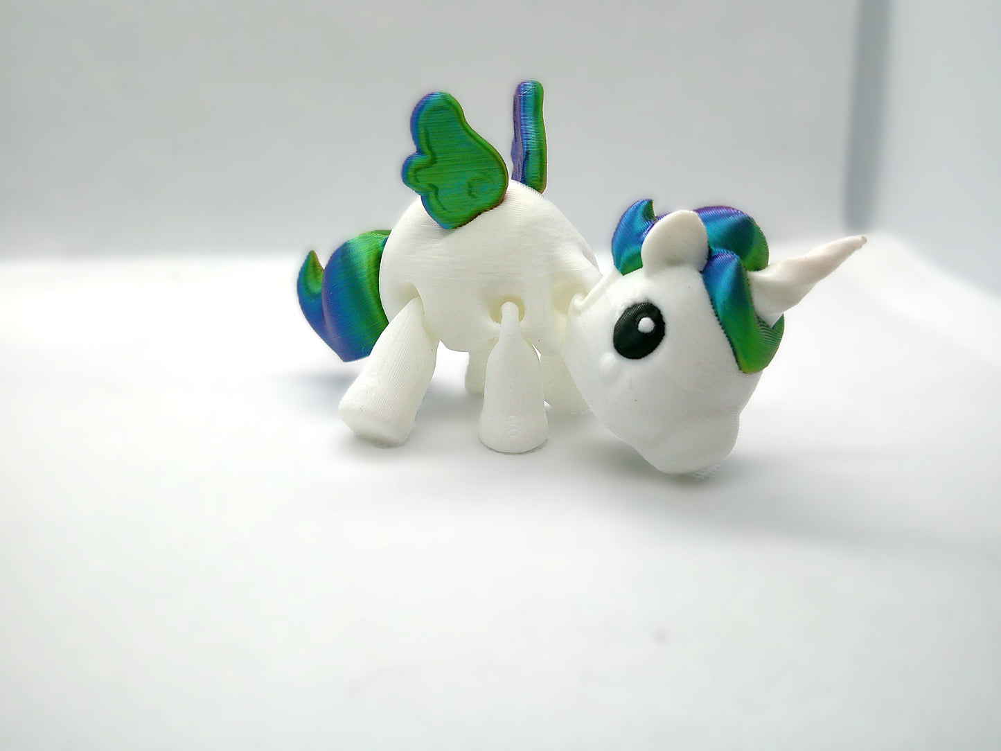 Blue/green unicorn