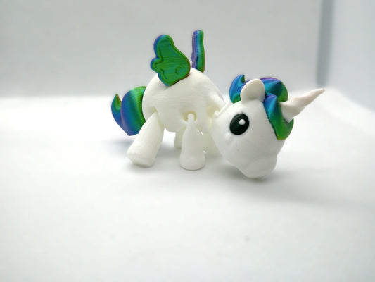 Blue/green unicorn