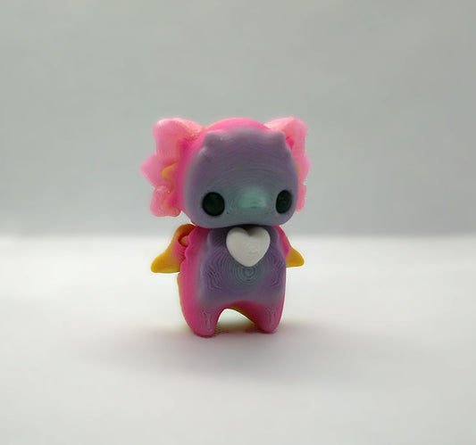 Pixie axolotl 3d figurine
