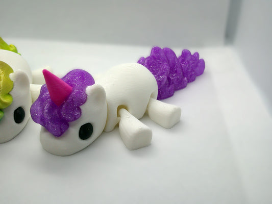 Flexi magical Unicorn 3d-print figurine