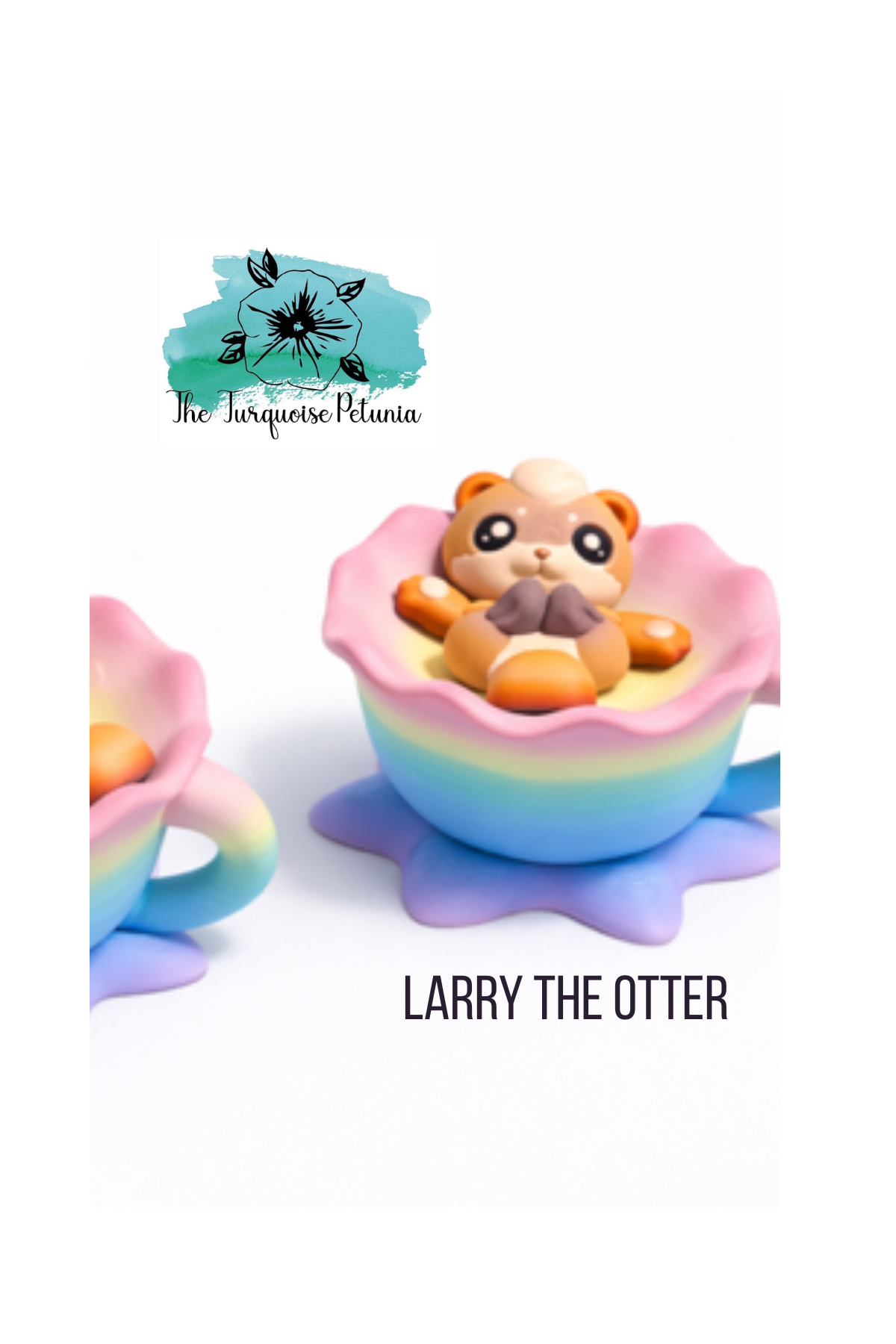 Otter Tea Party Figurine Set 🦦☕🌈