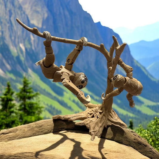 Sloth 3d print with tree