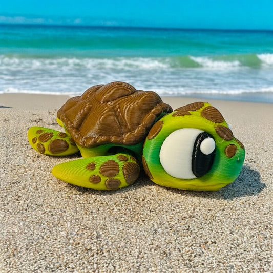 Articulated sea turtle