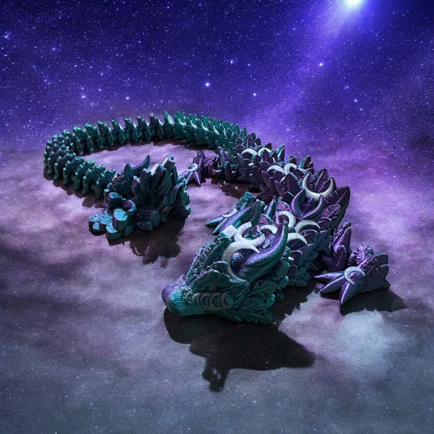 Gemini articulated dragon 3d print