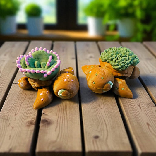 Succulent turtle 3d print