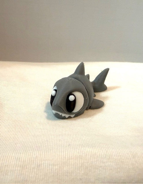 Cute Ocean Aquarium 3D Printed Display - Shark & Shipwreck Mini Diorama with Coral