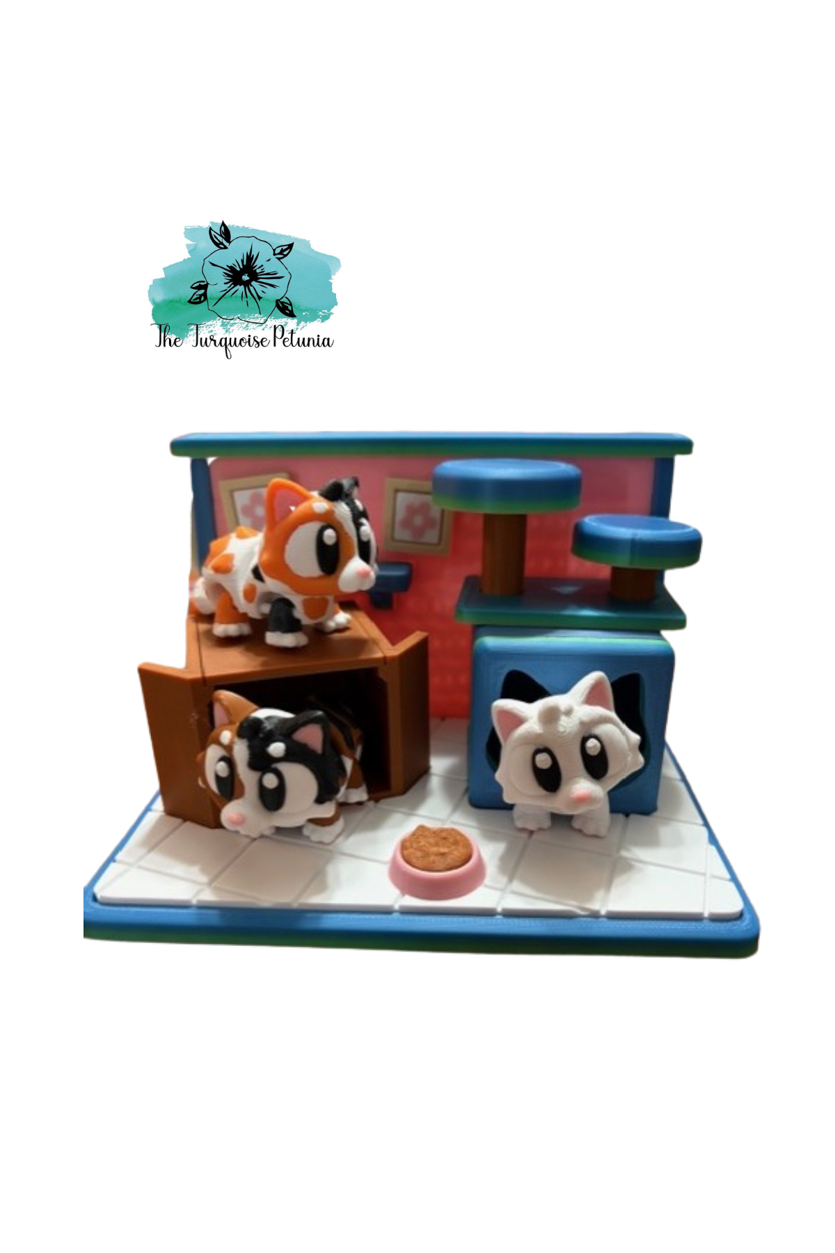 Mini cat tree set